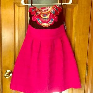 NY&C Black & pink pop dress